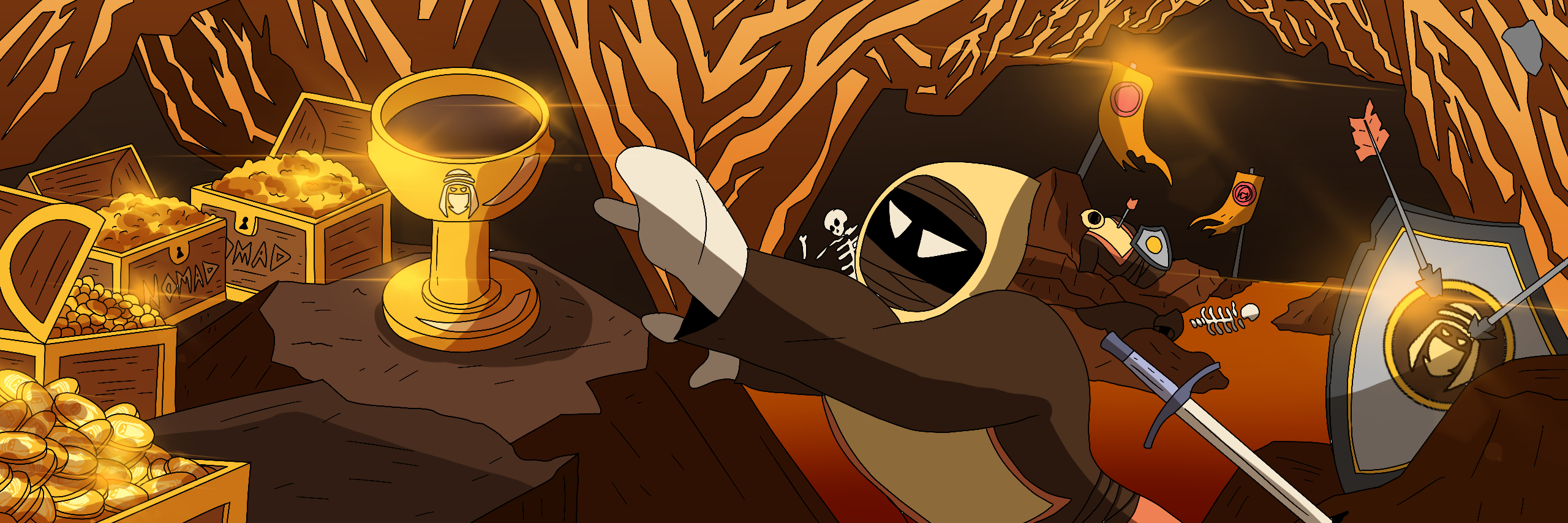 Nomad Treasure Hunter Banner